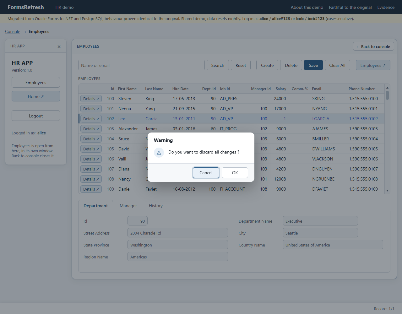 Migrated (.NET, PostgreSQL), step 08-clear-again